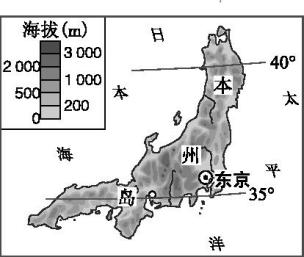 中考地理第七章第一节冀教版课后练习