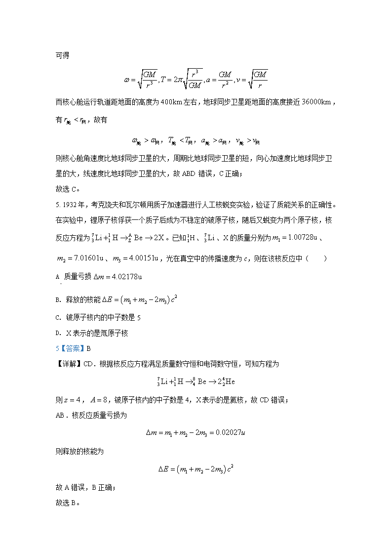 2021年海南高考物理真题试卷