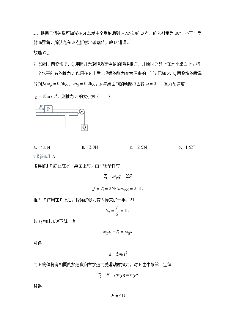 2021年海南高考物理真题试卷