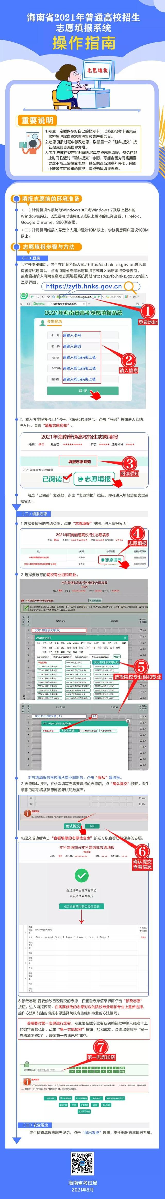 海南高考志愿填报指南手册