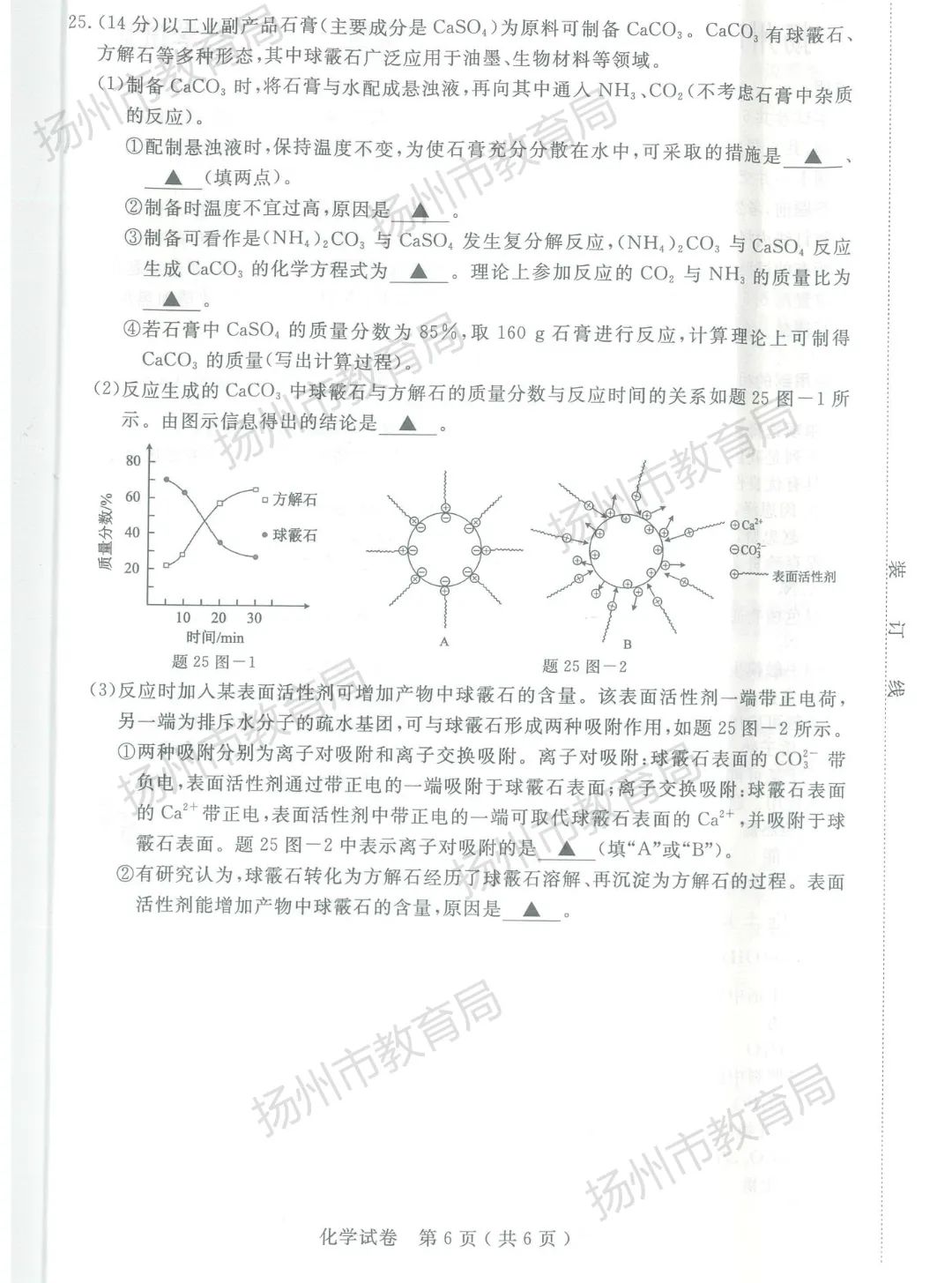 2023年江苏省扬州市中考化学试卷