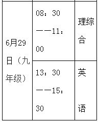 2023年辽宁朝阳市中考温馨提示