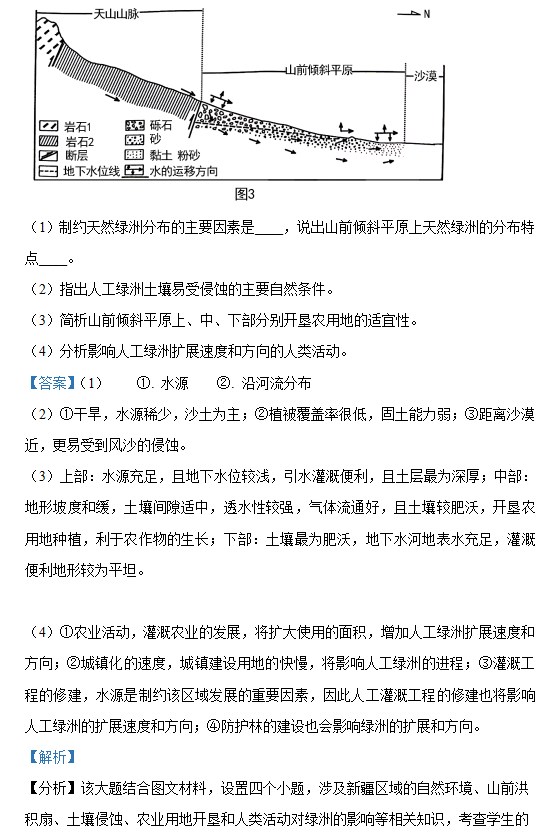 2023年6月浙江高考地理试卷及参考答案