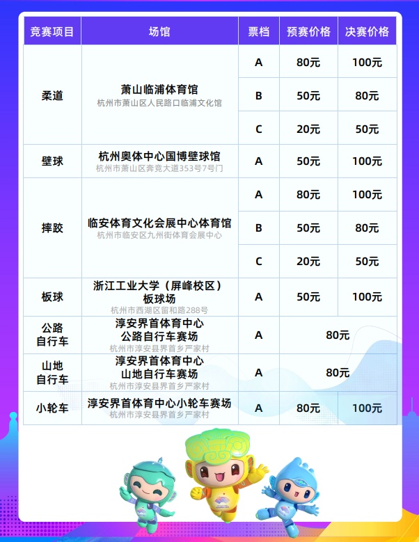 1688961020655227.jpg 杭州亚运会各项目票价