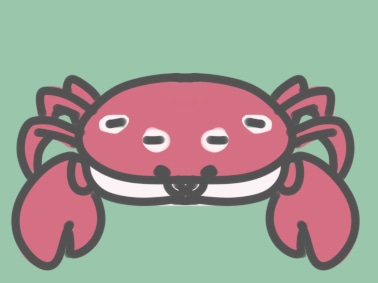 简单的螃蟹简笔画图片怎么画
