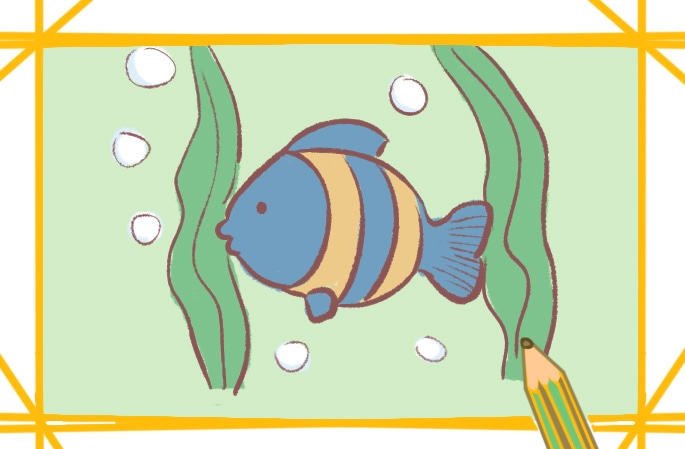 简单的小鱼简笔画图片怎么画