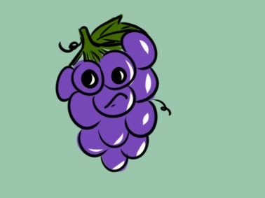 简单的葡萄上色简笔画要怎么画