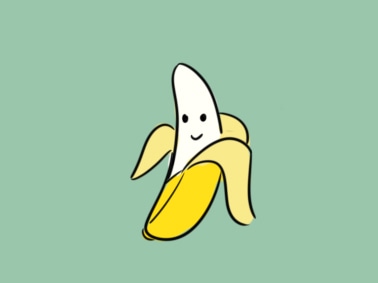 简单的香蕉上色简笔画要怎么画
