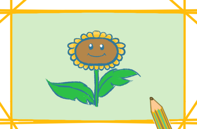 向日葵怎么画简单好看